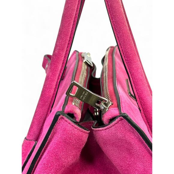 Prada Vintage Scamosciato Suede Twin Pocket Saffiano Tote Bag - Picture 5 of 16